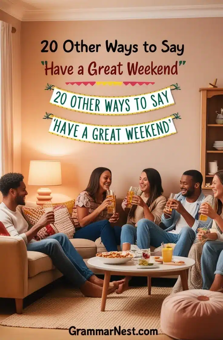 alternate ways to say have a great weekend